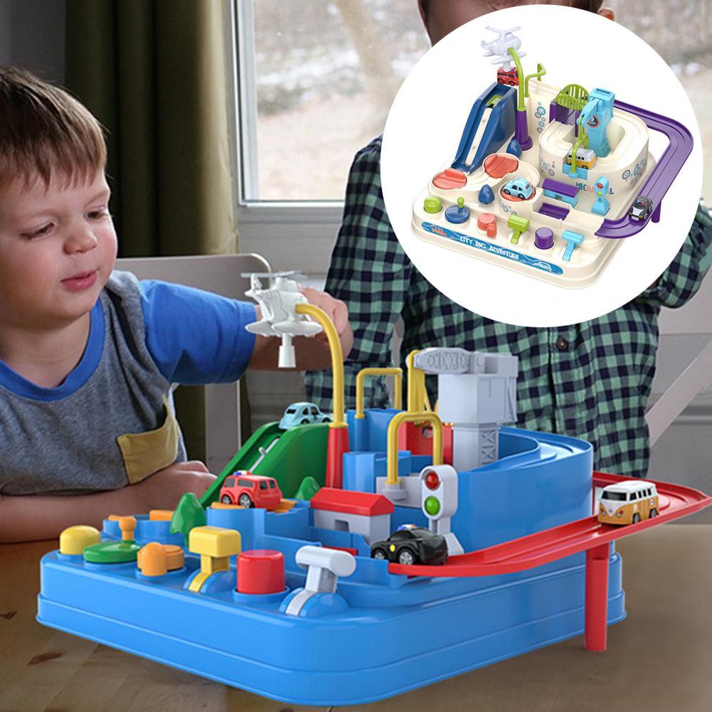 Abenteuer Spielzeug Simulation Pädagogisches Auto Modell träge Mini Fahrzeug für Eltern-Art Interaktive Spiel Puzzle Spielzeug