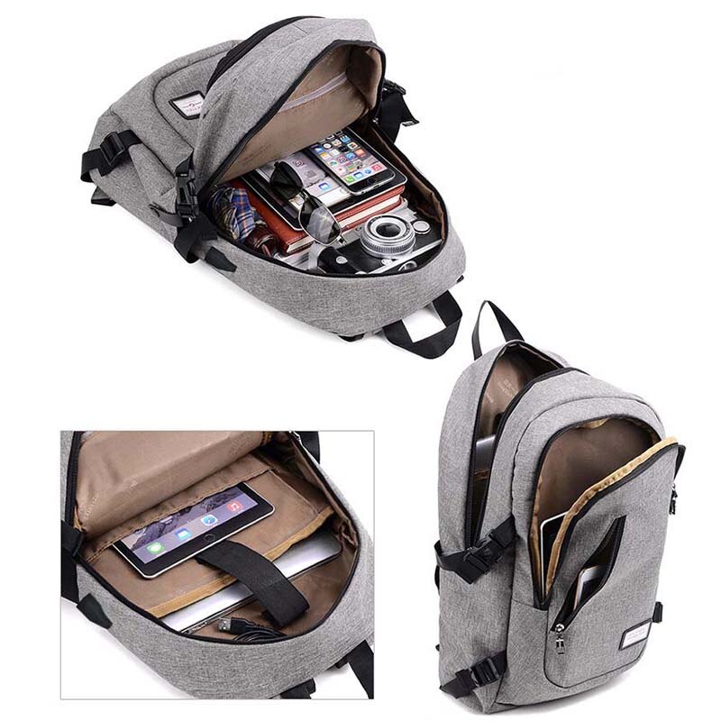 Zenbefe usb lade ryggsekk skolesekk pakke voksen student bag virksomhet ryggsekk datamaskin laptop ryggsekker student boksekker