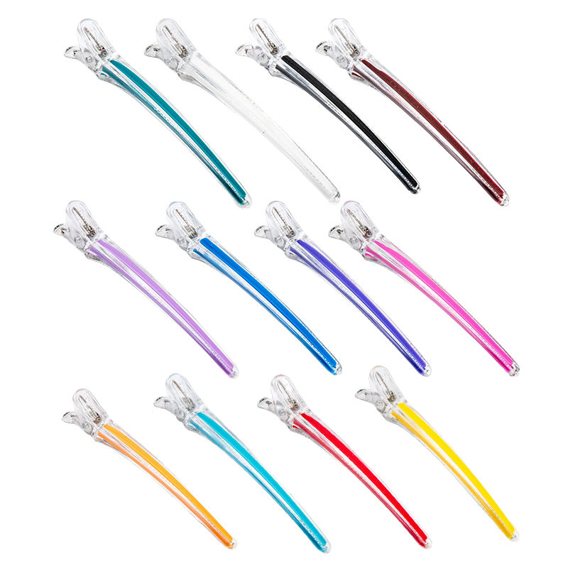 12 stks Barbershop Haarspeld Kappers Haar Clip Kapper Kapsel Alligator Clips Professionele Schoonheidssalon Benodigdheden