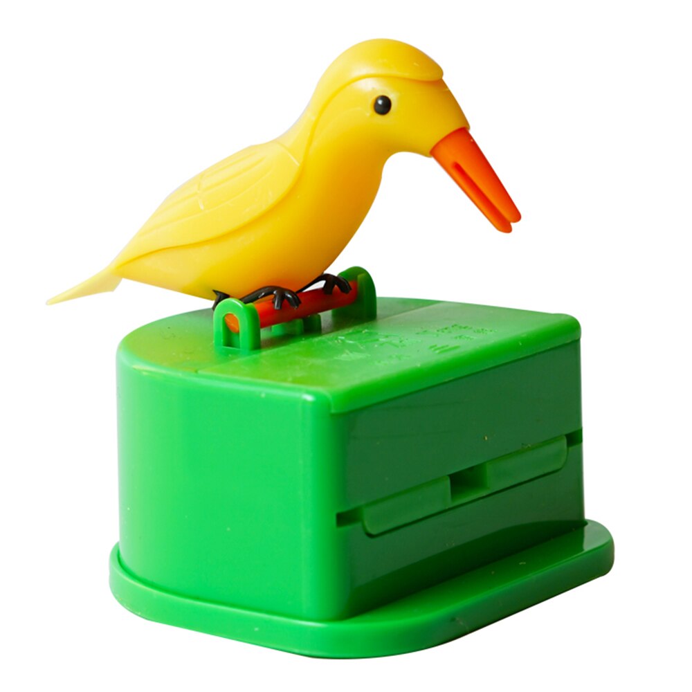 Kleine Vogel Tandenstoker Doos Keuken Automatische Push-Type Huishoudelijke Tandenstoker Houder Dier Restaurant Tandenstoker Houder: L