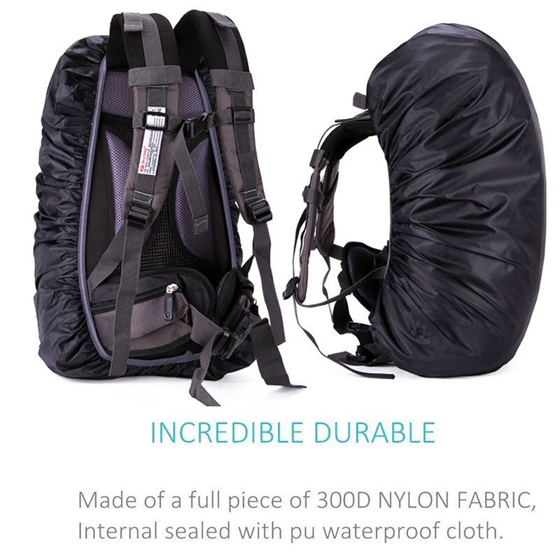 Mochila con cubierta para lluvia de 35L, 100L, 120L, bolsa impermeable para polvo, senderismo, Camping, bolsas militares grandes 90L 95L 110L, cubierta para lluvia xa41a