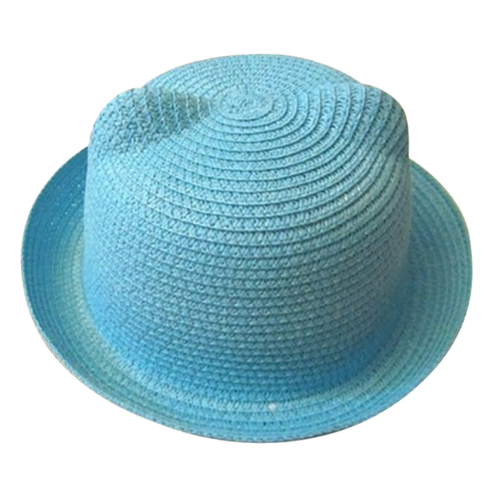 Chapeau de plage d'été pour bébé, chapeaux en paille respirants pour enfants, oreilles de chat, mignon, solide pour garçons et filles, offre spéciale