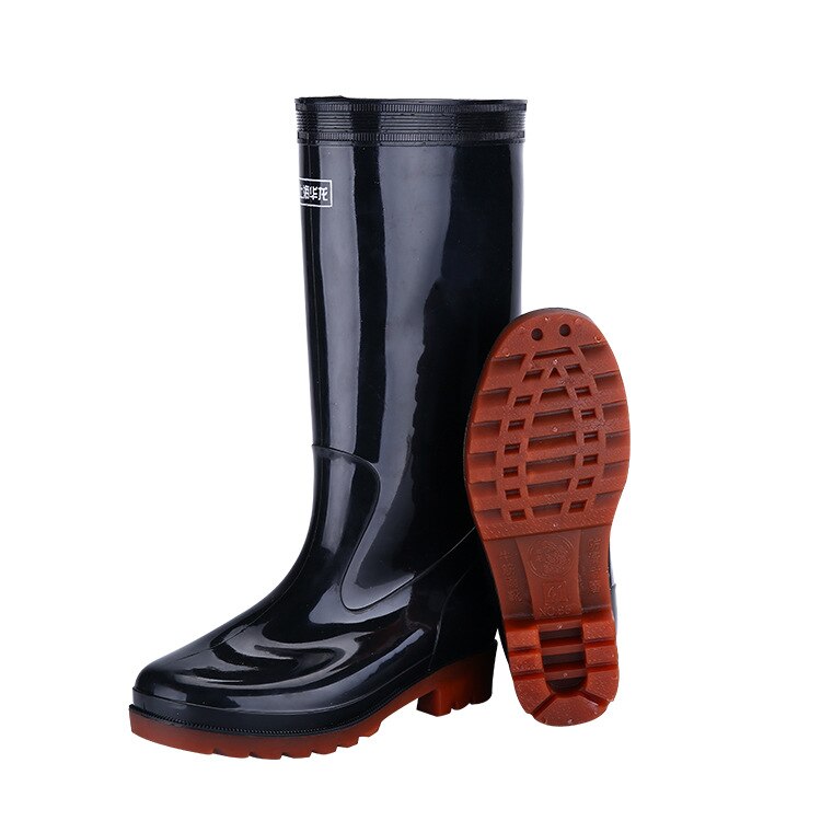 Botas de lluvia impermeables con suela de goma para hombre