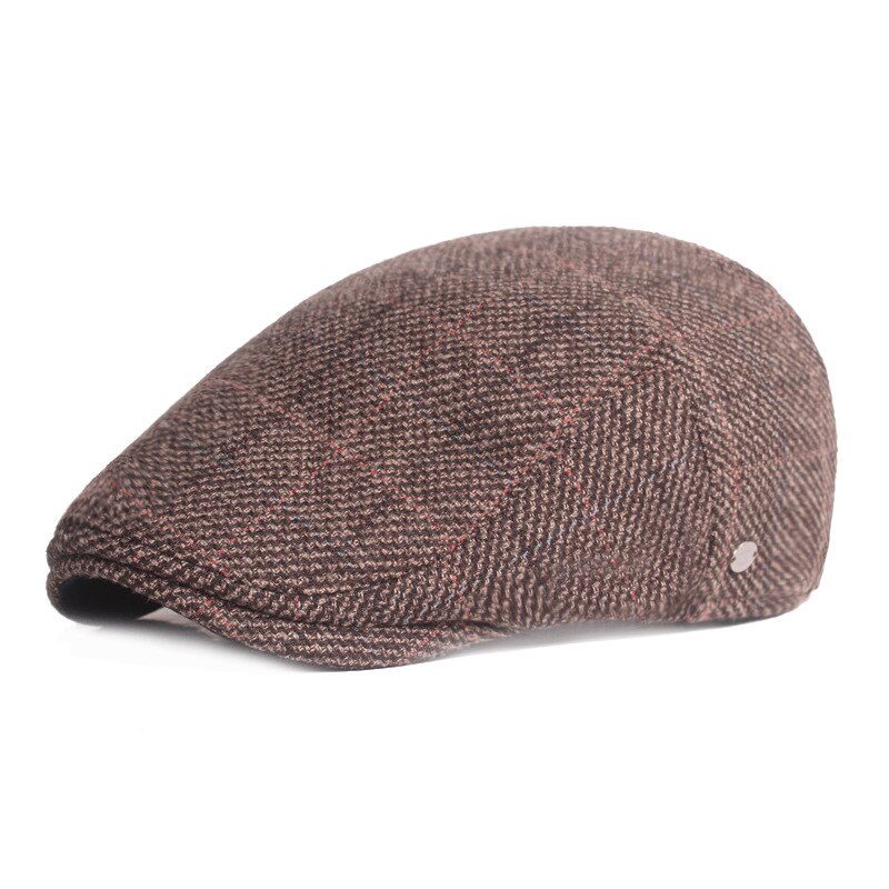 Moda berretto piatto uomo berretti cappelli per donna edera berretto piatto cappello da strillone cappello da suola tutto'aperto testa invernale visiere retrò cappelli Casquette Boina: caffè
