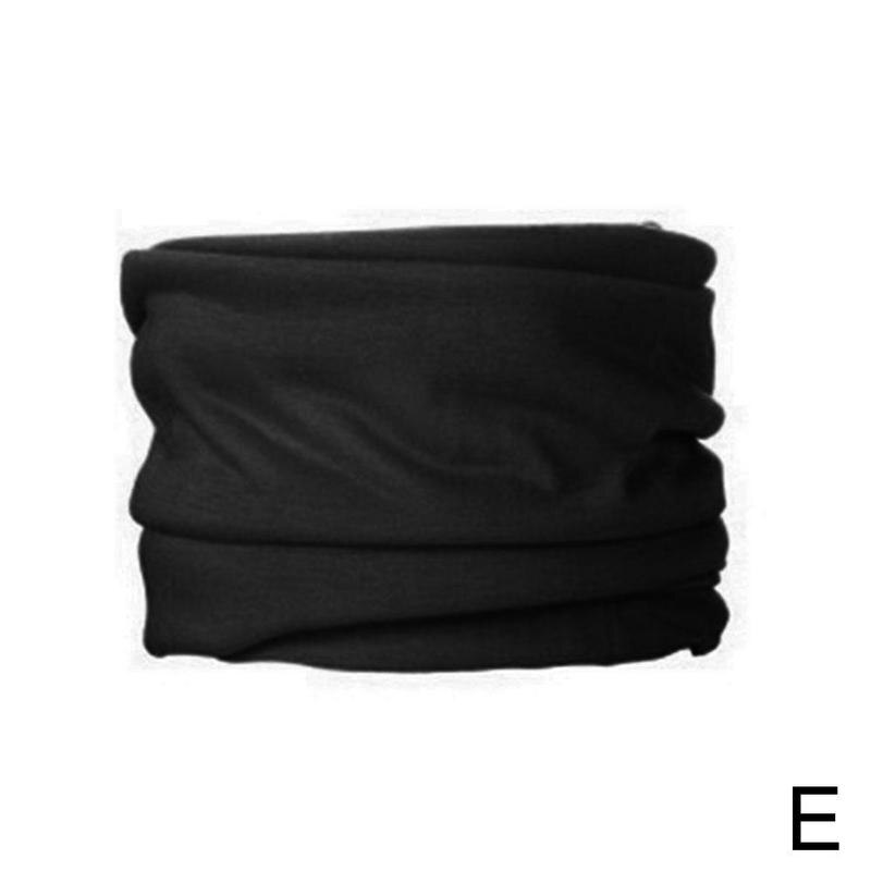 Seide Schal Unisex Magie Schal Outdoor Sport Fahrrad Bandanas Balaclava Wärmer Rohr Stirnband Radfahren Neck Schal Reiten Bike J4C0: black