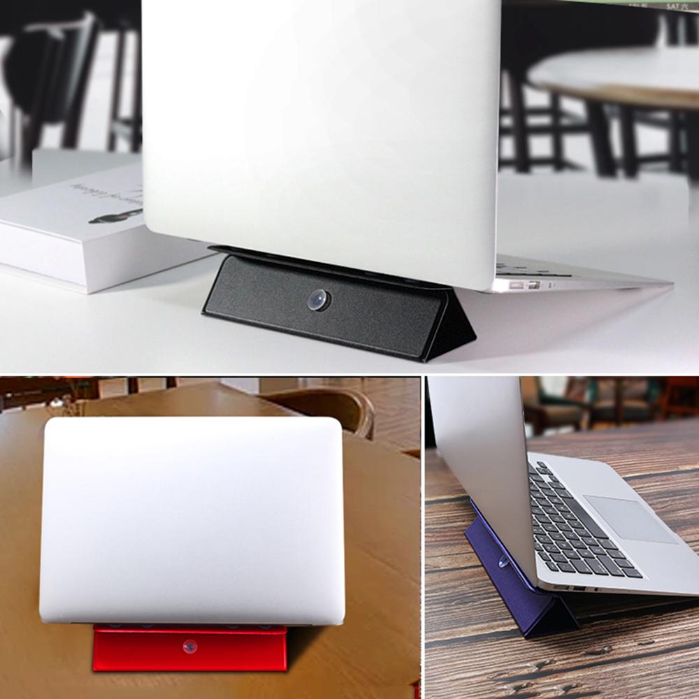 Universele draagbare notebookstandaard, onzichtbaar opvouwbaar, afneembaar en verstelbaar, voor laptop-pc-accessoires.