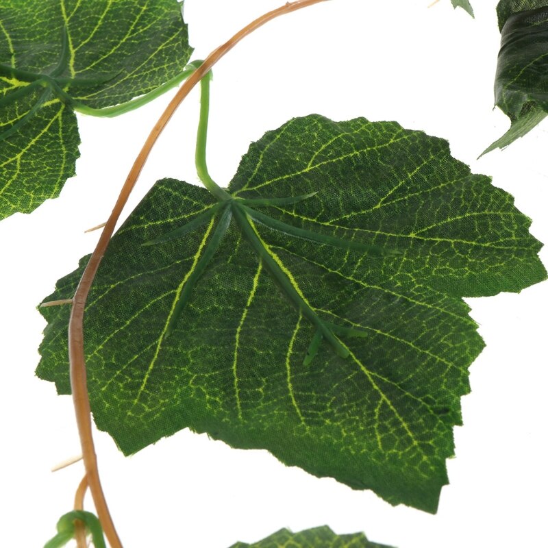 Kunstmatige hangende wijnstokken planten, kunstmatige groene hangende planten slinger, Trailing Huilen groen hangende plant voor bruiloft tuin wanddecoratie