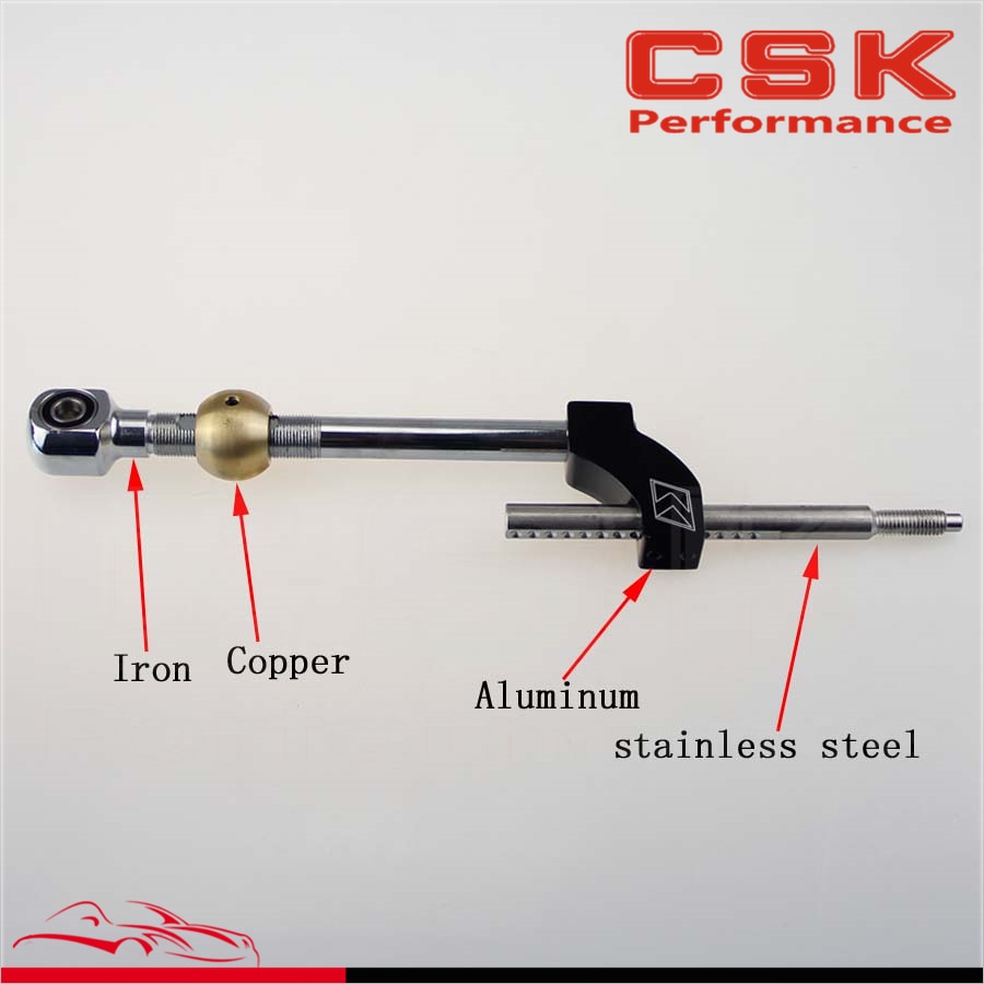 Adjustable Height Quick Short Shifter For Civic Integra CRX B16 B18 B20 D16 BLACK