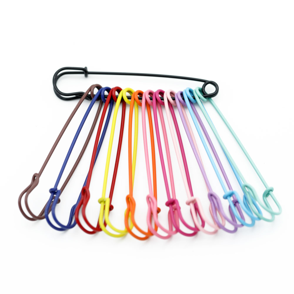 10 Stuks Grote Zware Metalen Veiligheidsspelden Broche Pins Naaigereedschap Kleur Pins Voor Diy Sieraden Naaien Accessoires Grote Veiligheidsspeld