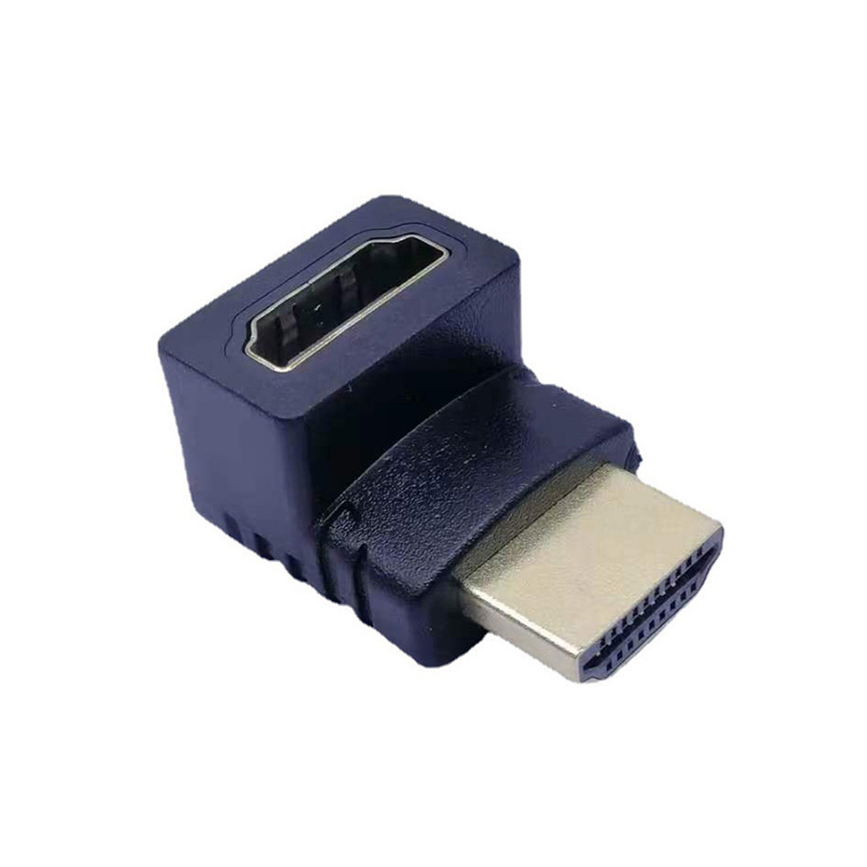 Hdmi Laterale Adapter Lcd Tv Adapter L-Type Hdmi Man-vrouw Adapter Rechts 90 Graden: Lavendel