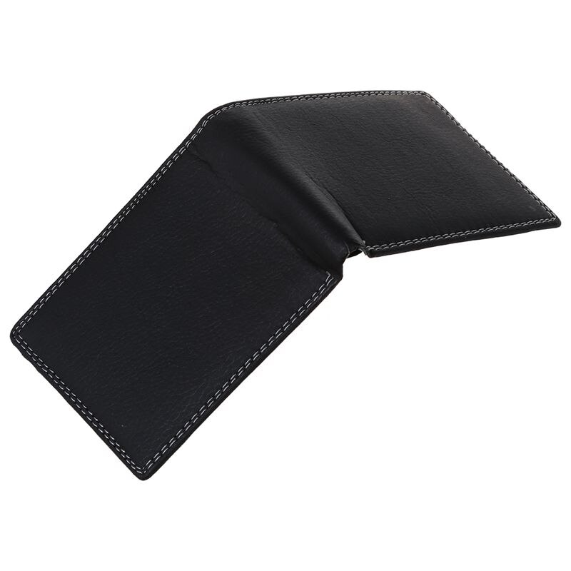 Hommes de luxe en cuir carte porte-monnaie organisateur à deux volets portefeuille porte-monnaie