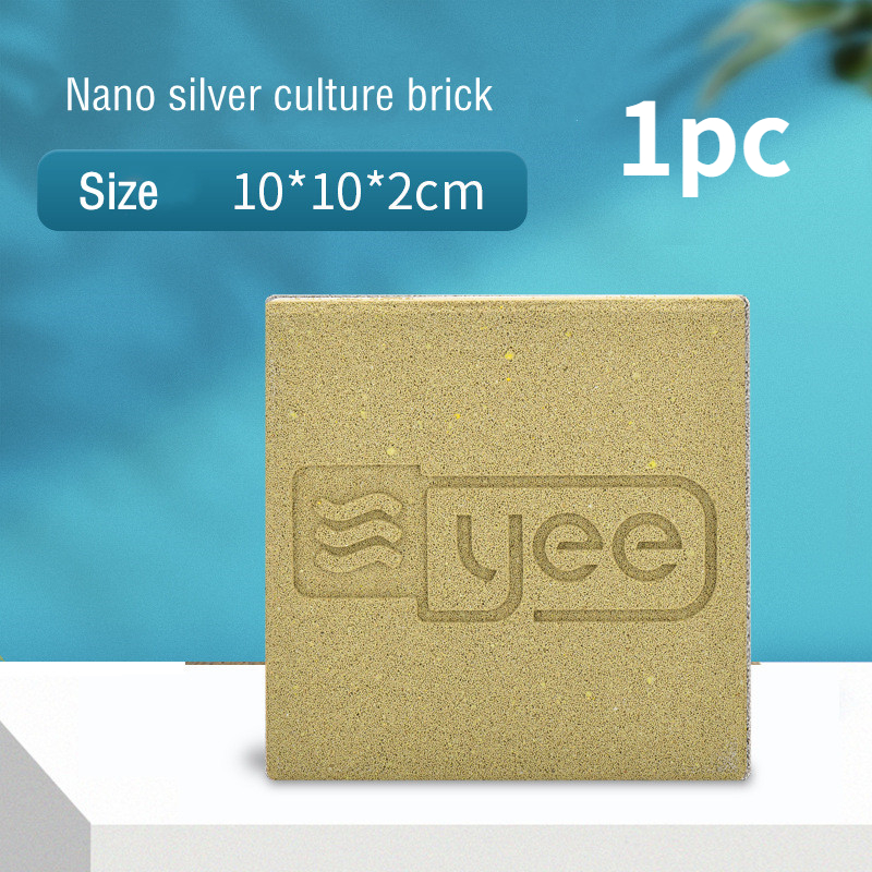 Nano filtro de cerámica medios Bio bloque de filtro acuario alta energía Nano Bio ladrillo para pecera filtro marino peceras y acuario: Gris