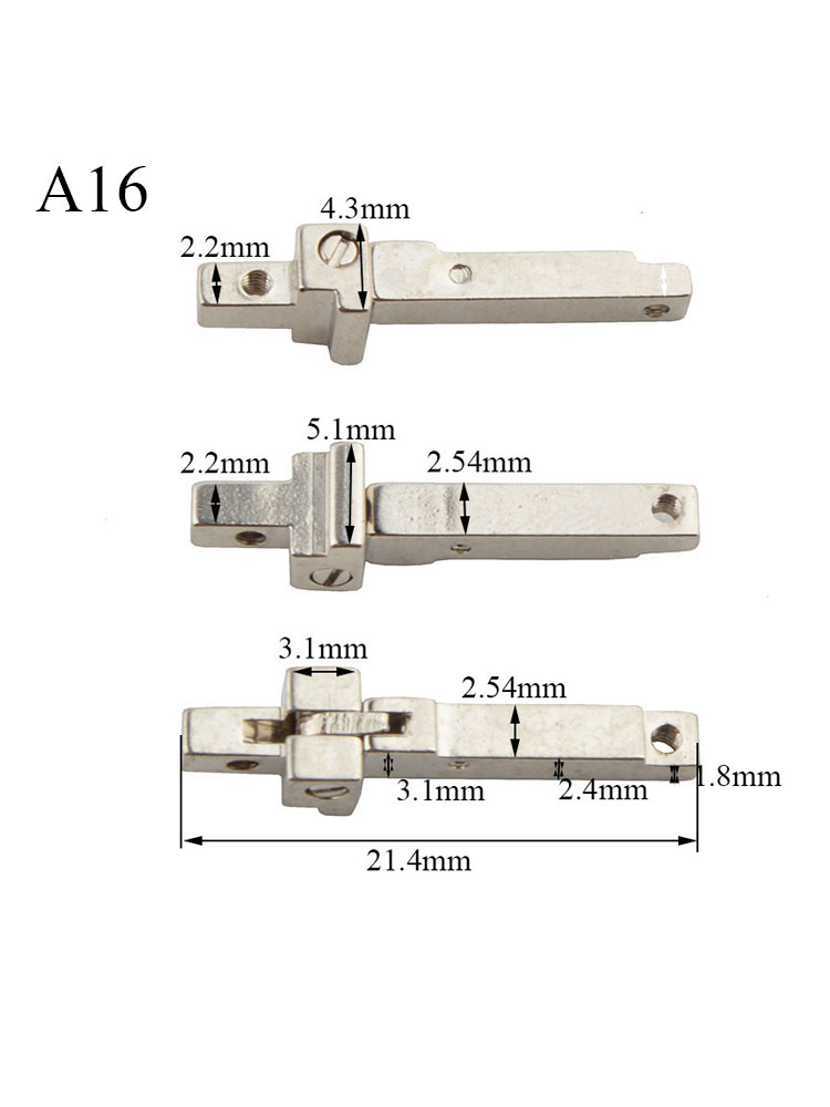 1pair Eyeglasses hinge repair replacement ,spring hinge for plastic eyewear variours hinges: A16