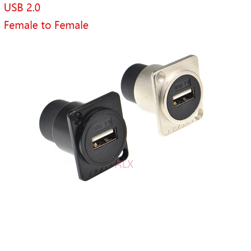 1PCS D type metal usb female socket module panel m... – Grandado