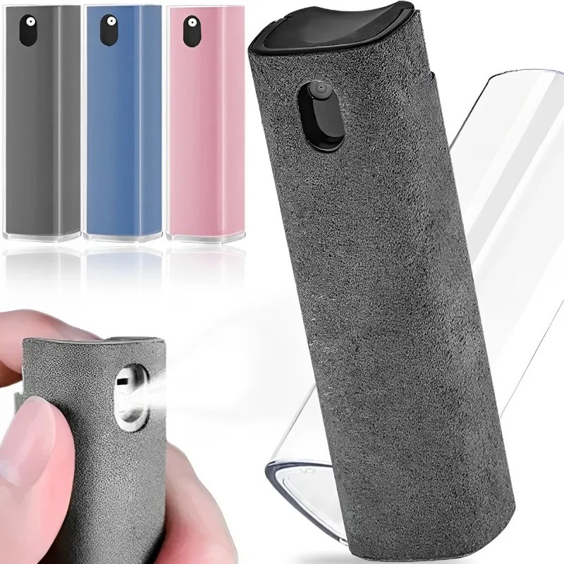 Zestaw butelek z rozpylaczem robić czyszczenia ekranu z mikrofibry Telefon komórkowy Ipad Komputer Ściereczka z mikrofibry Chusteczki robić czyszczenia okularów Iphone