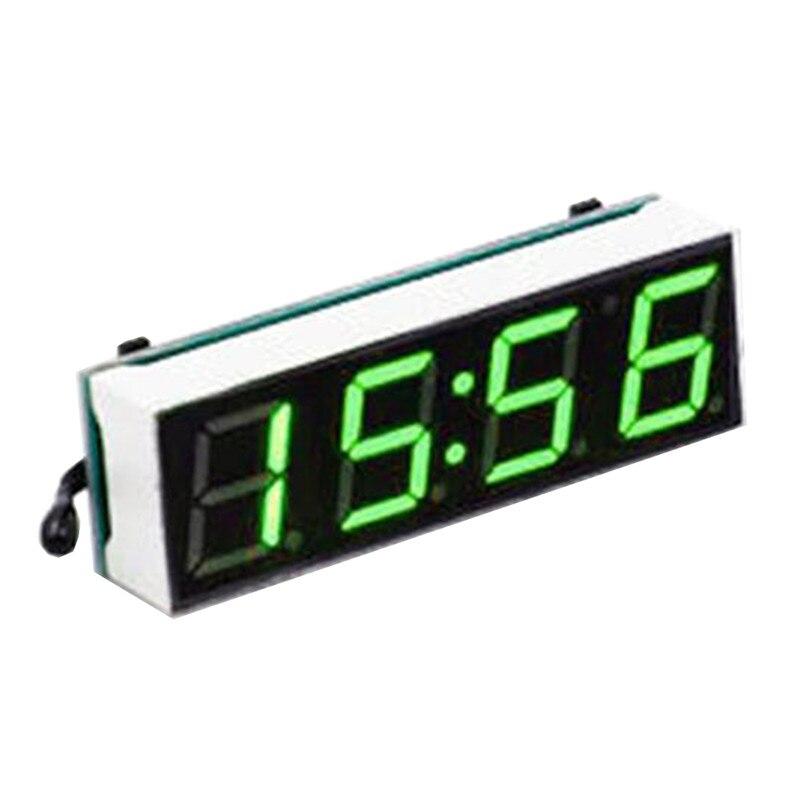Rood/blauw/groen led-display mini digitale 3.8v-30v voltmeter tester spanningspaneelmeter voor elektromobiel motorfiets auto #292364: Groente