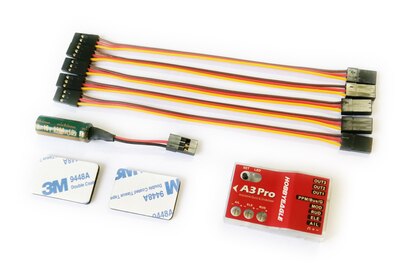 100% genuine HobbyEagle A3 Pro Flight Controller 6-axis airplane gyro & stabilizer System for RC 3D trick Airplane Fixed Wing: Default Title