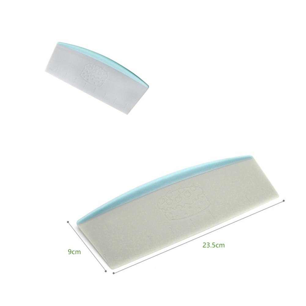 Multifunction 9Inches Large Nonslip Handle Dough Scraper Pastry Cutter with Scale