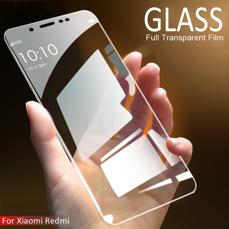 Protective Glass For Xiaomi Redmi 4 4A 4X 5A 5 Plus Tempered Screen Protector Glass on the Redmi 6 Pro 6A S2 Note 4 4X 5 5A Film