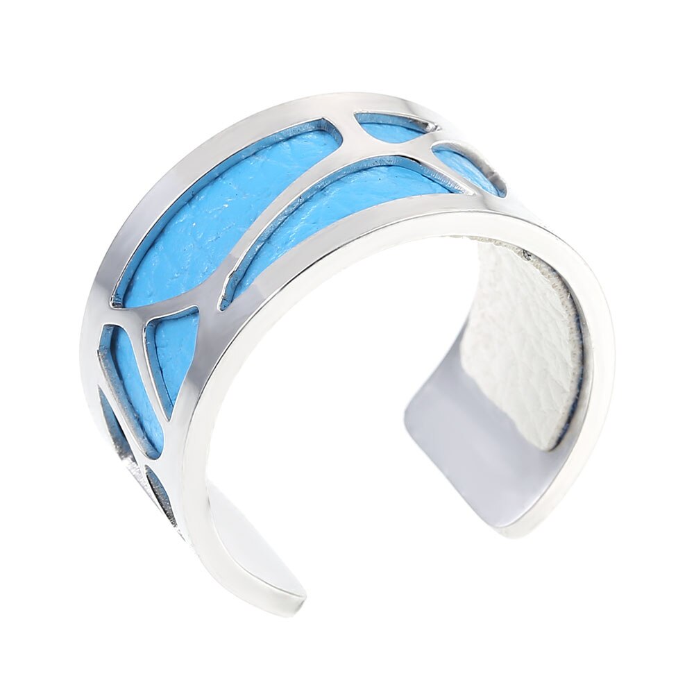 Cremo Open Resizable Rvs Ring Voor Vrouwen Verwisselbare Lederen Ring Bijoux Bagues Giet Femme Anillos: SR0024703