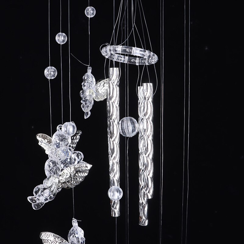 Wind Chimes Yard Good Luck Guardian Angel Metal Bell Hanging Nice Sound