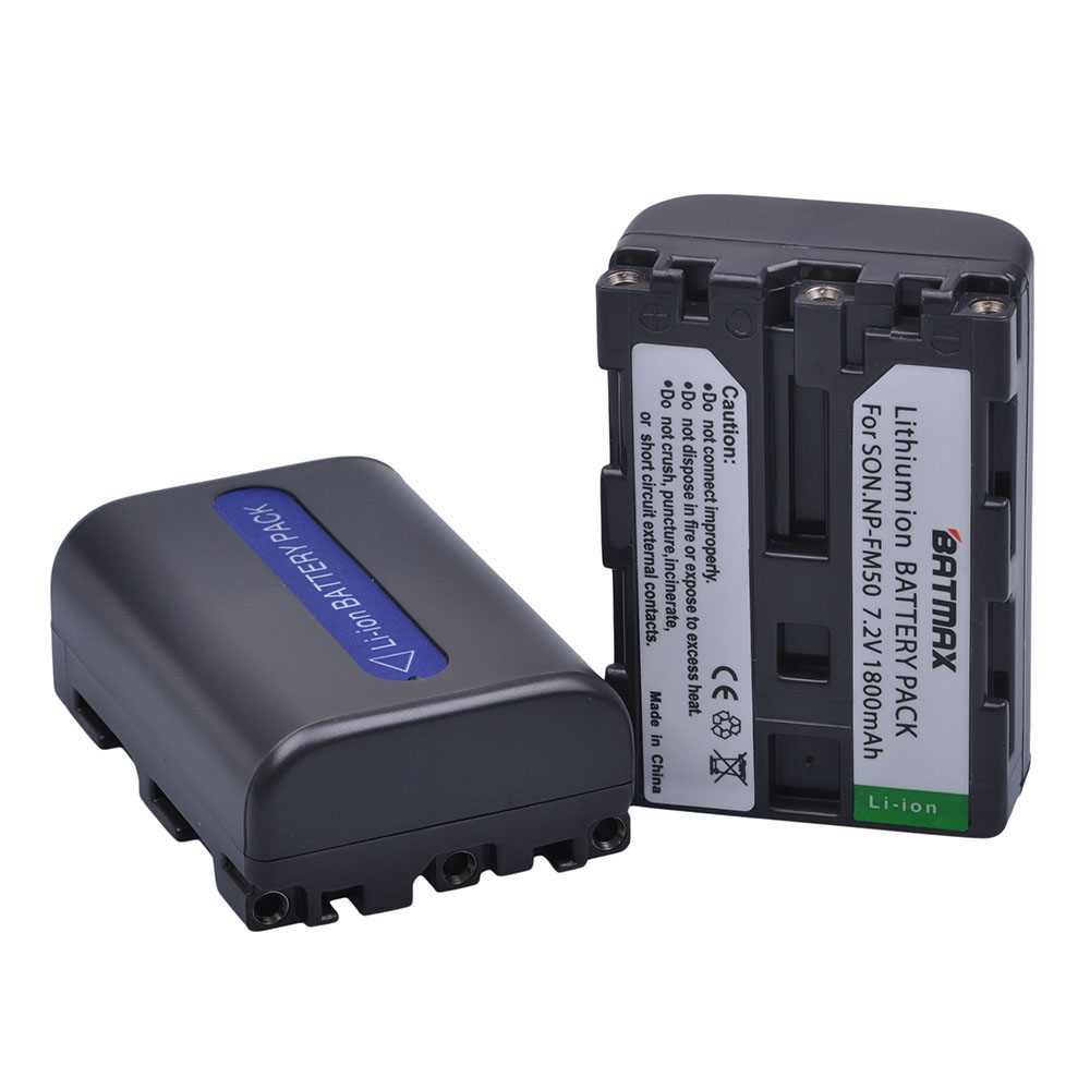 1800mAh NP-FM50 NP FM50 NP-FM50 NP FM50h Camera Battery for Sony NP-FM51 NP-FM30 NP-FM55H DCR-PC101 A100 Series DSLR-A100