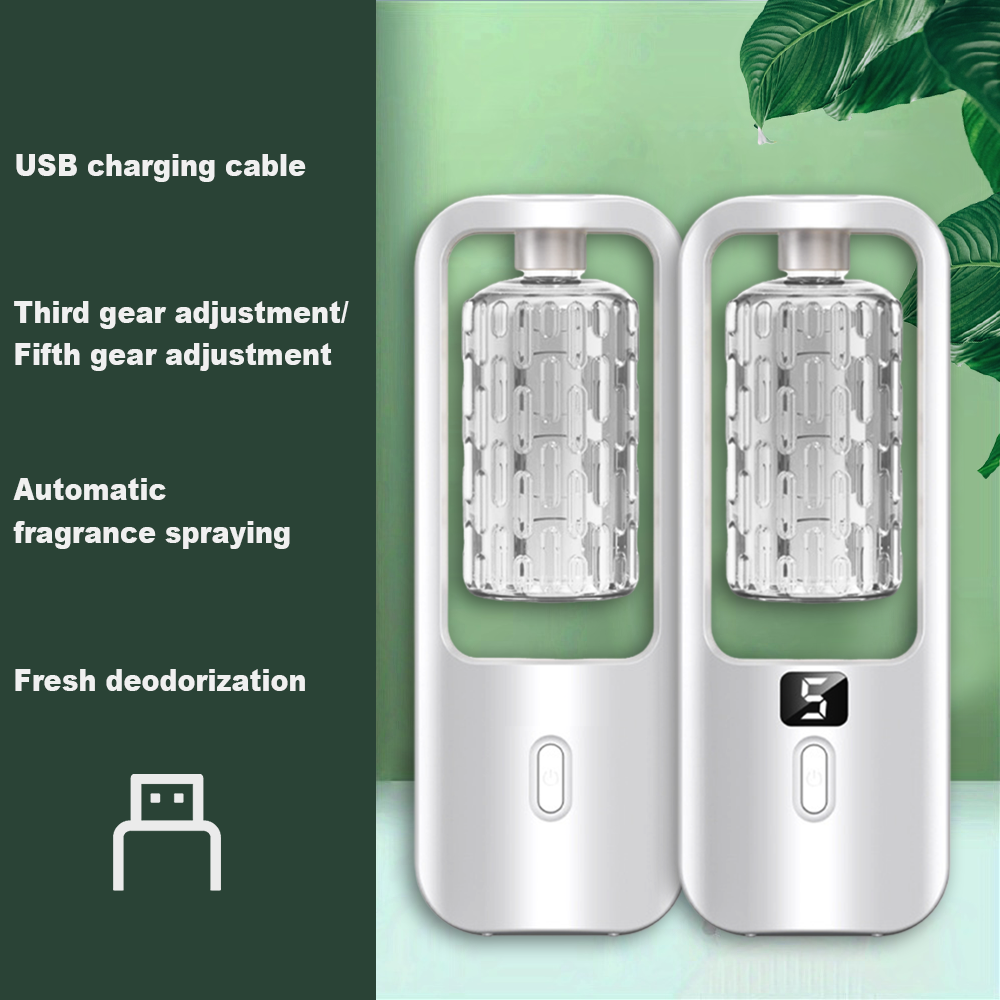 Diffuseur de parfum de salle intelligent, diffuseur de château essentiel, USB, multi, affichage numérique LED, affichage mural pour la maison, assainisseur d'air, 50ml