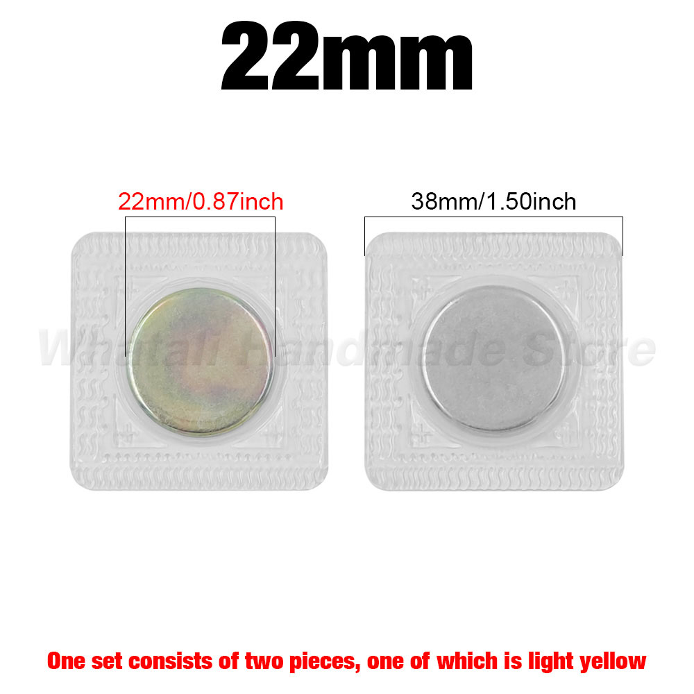 5 pares pvc invisível escondido metal forte botão de pressão magnética costura invisível ímã magnético prendedor para bolsa roupas: MAÇANTE