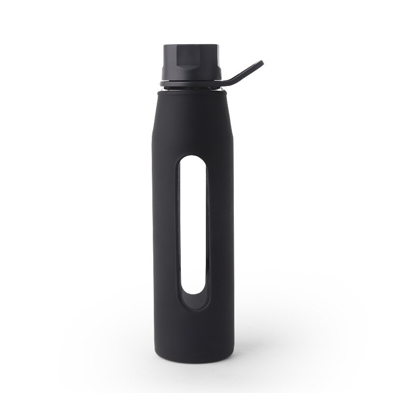 Gift Base Edelstahl Wasserflasche 600 Ml Weiß - Mit 2 Kappen