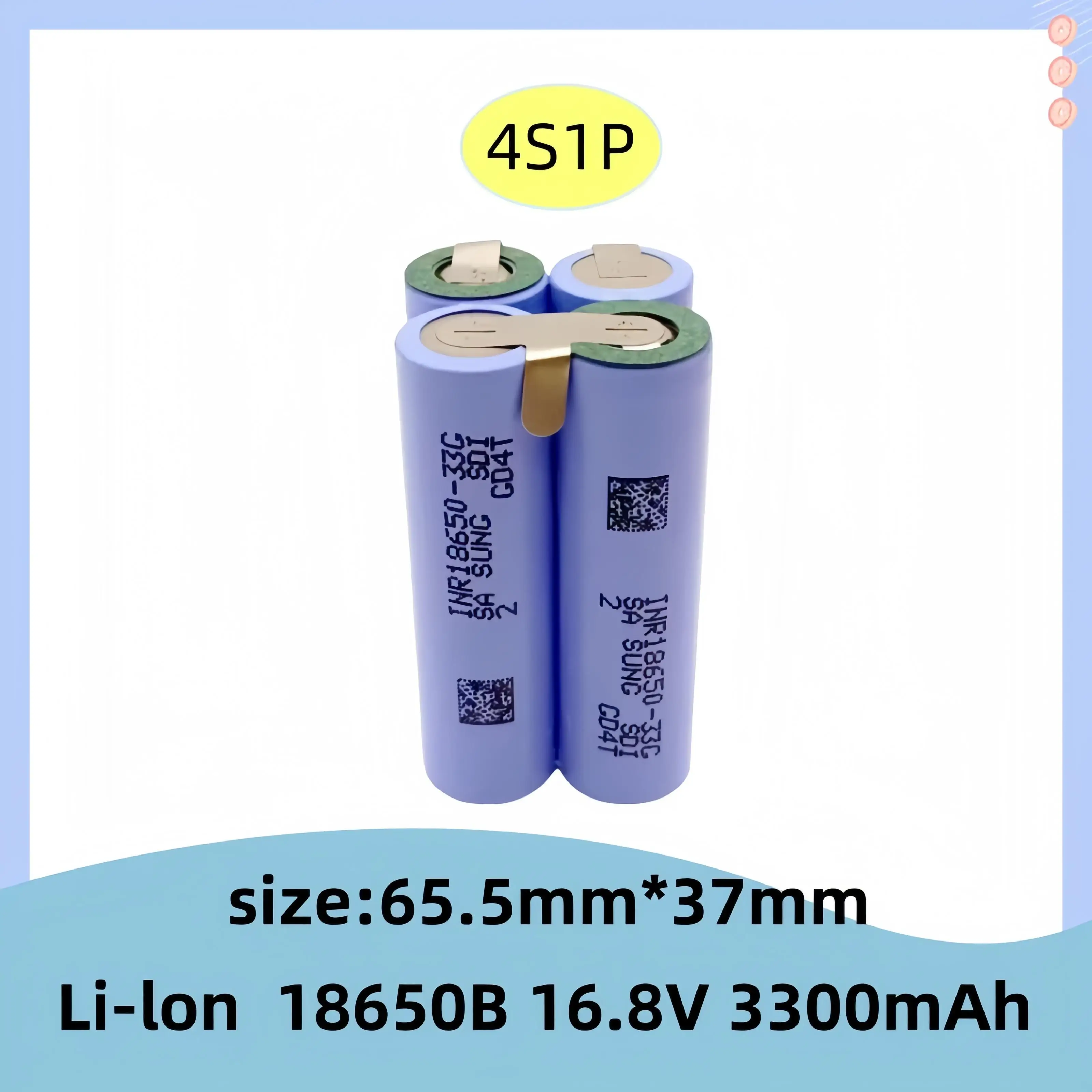 Electric screwdriver rechargeable lithium-ion battery,2s1p 3s1p 3s2p 4s1p 4s2p 5s2p 6S1P18650 33G 12V 16.8V 21V 25.2V 3.7V18650: Pink
