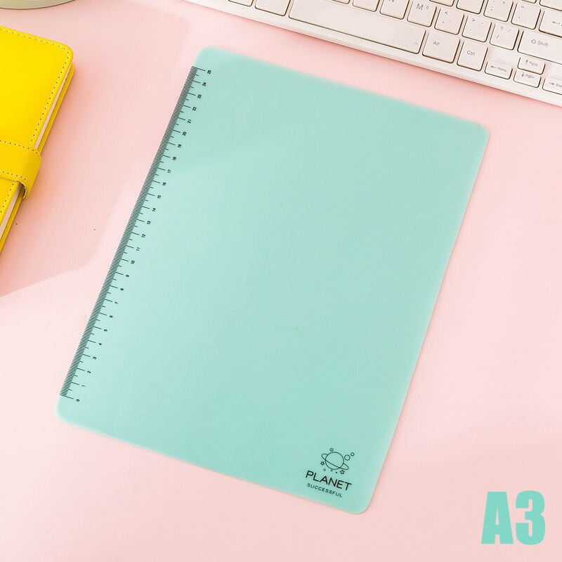 Multifunction A2/A3 Student Drawing and Writing Silicone Cushion Exam Special Tool with Scale Pad Desk Mat Decoration Mouse Pad: A3(A)