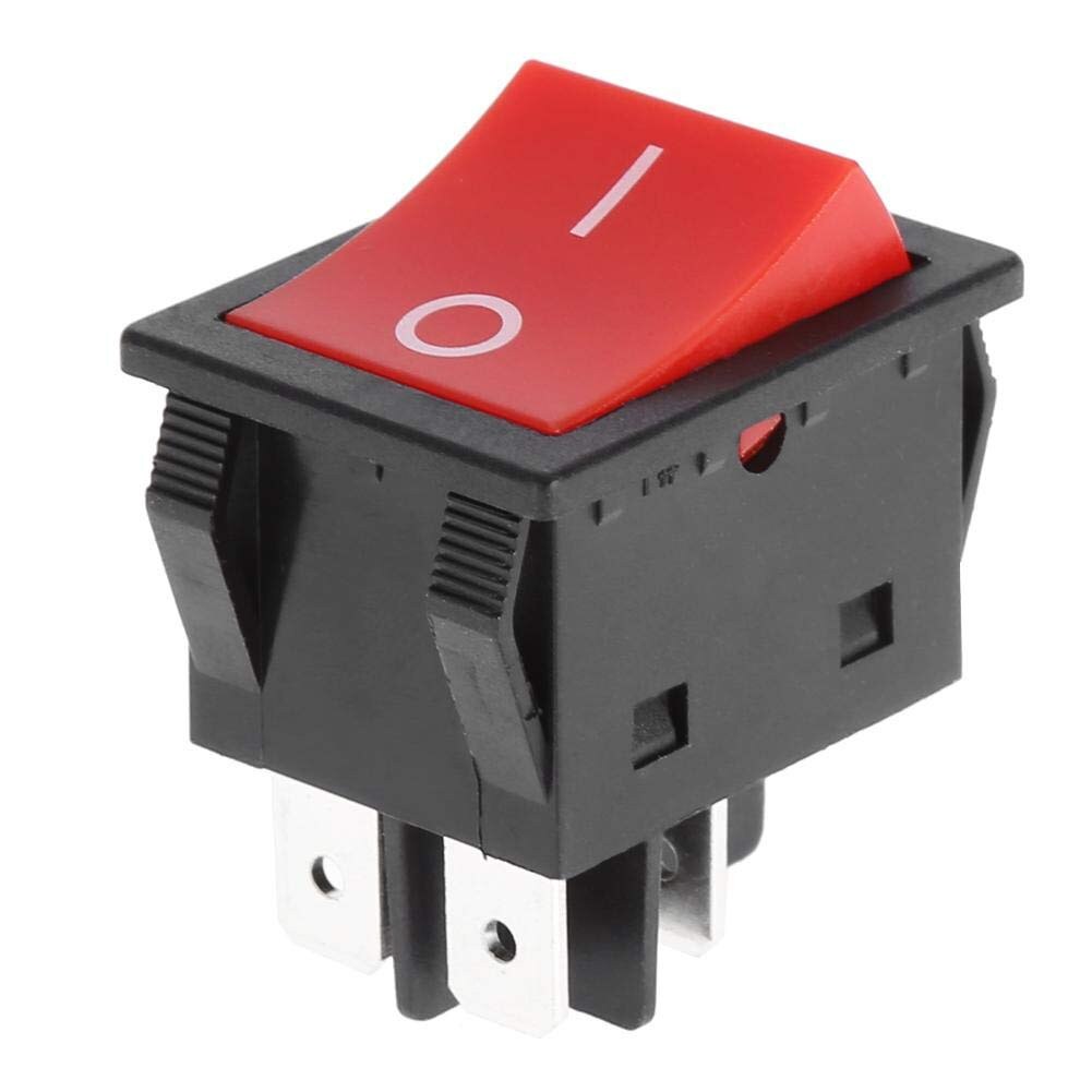 1pc Power Switch Welding Machine Power Switch 120/250V AC Electric VoltagHeater Switch Heavy-duty Nylon Red LED