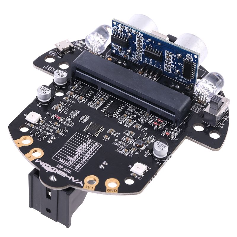 1Set Micro:bit Graphical Programming Robot Mobile Platform Smart Car V4.0 Support Line Patrol Ambient Light Accessories