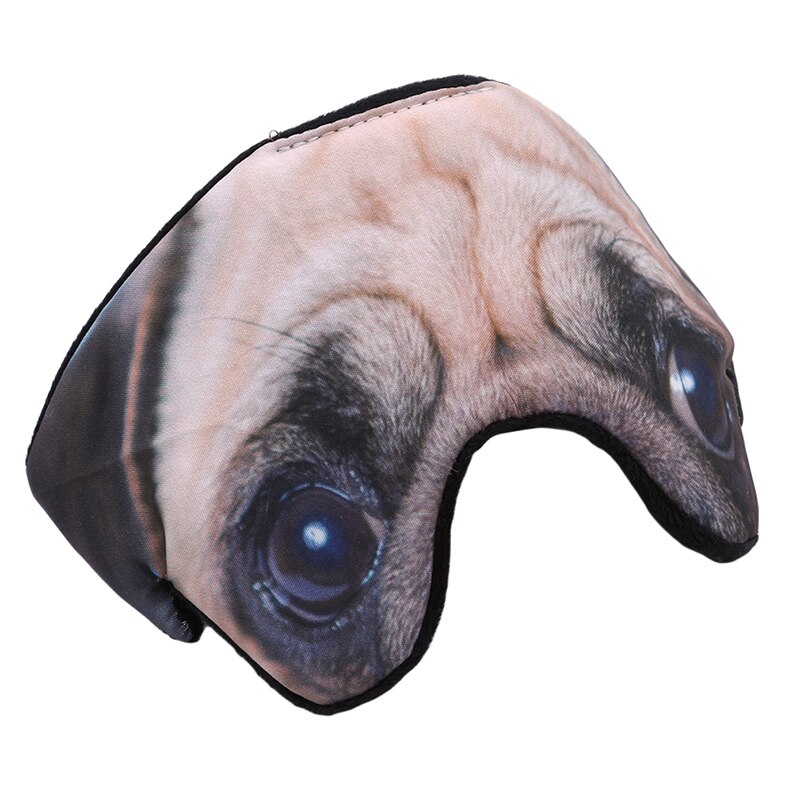 3D Hond Oogmasker Shading Slaap Ademend Grappige Cartoon Animal Print Hond Oogmasker Comfortabele Katoen Blinddoek