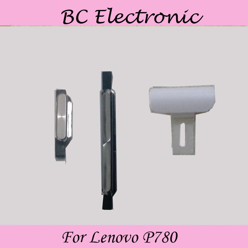 Outside Outer volume button key + Power on/ off button key + charging port for Lenovo P780 phone Black or White