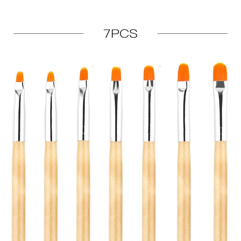 ROSALIND Nail Brush 20Pcs/Set Nail Brushes Set Dotting Painting Drawing Nail Art Tools Polish Brush Pen nails manicure: N5303
