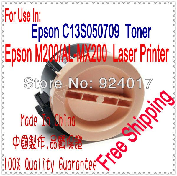 Voor Epson M200 AL-MX200 M Mx 200 Toner Cartridge, Voor Epson Workforce AL-M200 Al-MX200 Printer, voor Epson C13S050709 S050709 Toner