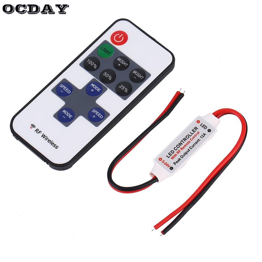 12v led panel strip cob chip lys lampe ingen flimmer ingen uv band plafon ledindoor para techo uber med ledning ledet controller rgb: Ledet controller