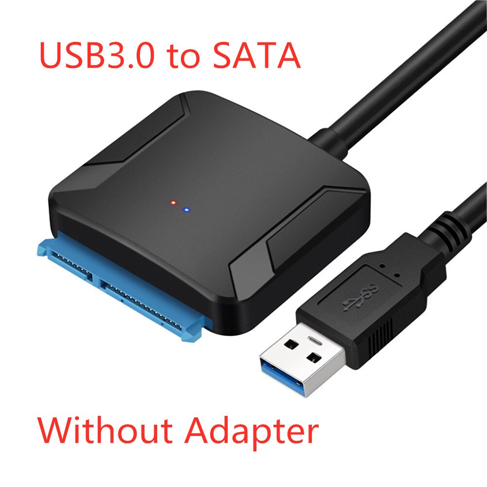 USB 3.0 To SATA Convert Cable Support 2.5"/3.5" External SSD HDD Adapter Hard Drive 22pin Sata III To USB3.0: USB3.0 to SATA