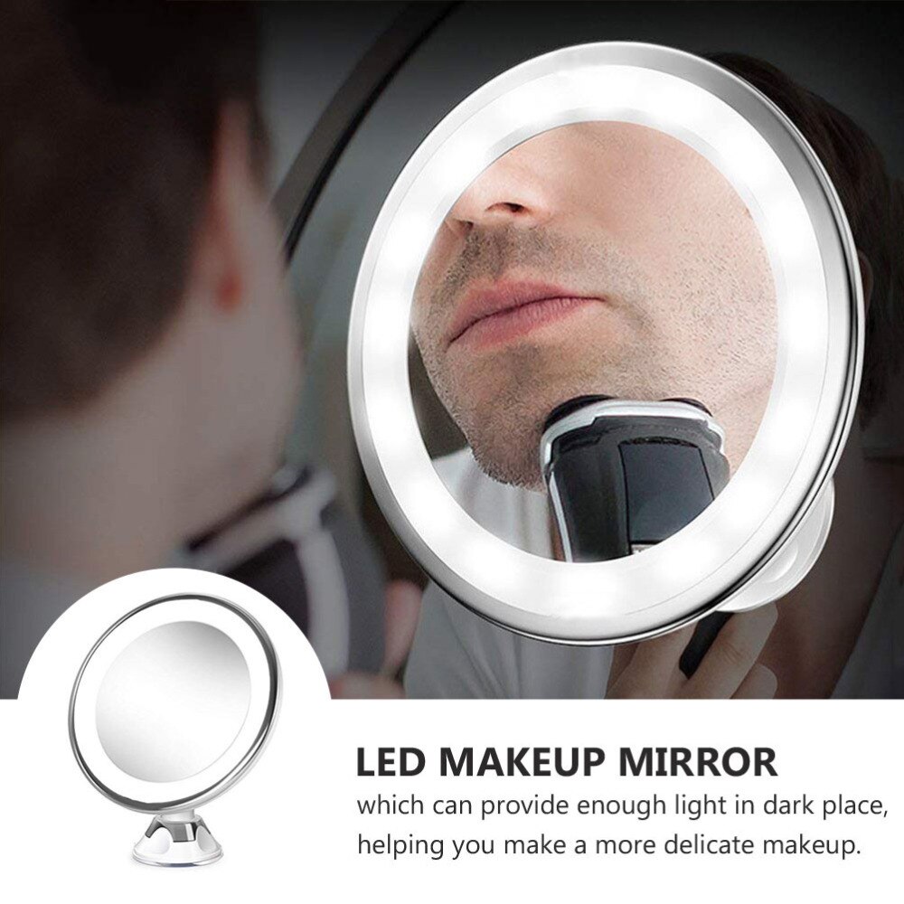 1pc Cosmetic Mirror Rotating Vanity Mirror Magnification Mirror Suction Cup Mirror Makeup Mirror for Bathroom