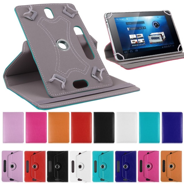 360 Rotating Cover for BQ Aquaris M10 Ubuntu Edition/Tesla 2 W10/E10 10.1 Inch Tablet UNIVERSAL PU Leather Case +pen