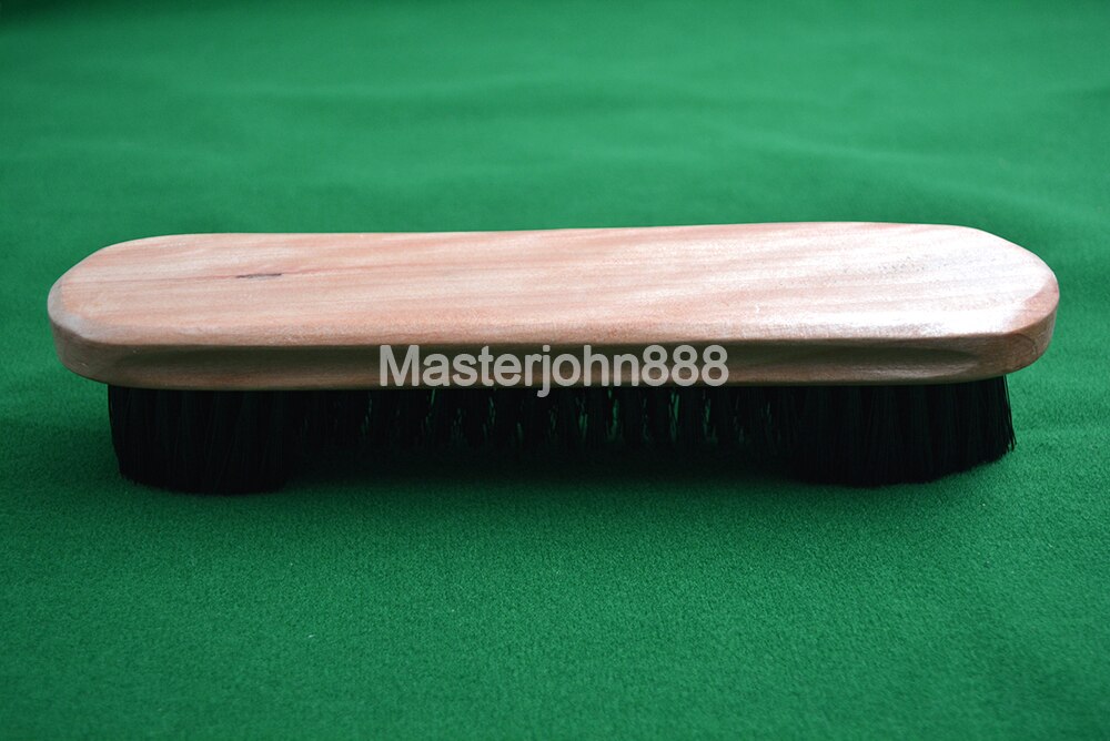 2 uds Pool billares Snooker oferta mesa de madera cepillo de mesa de billar de fibra de paño de limpieza accesorios