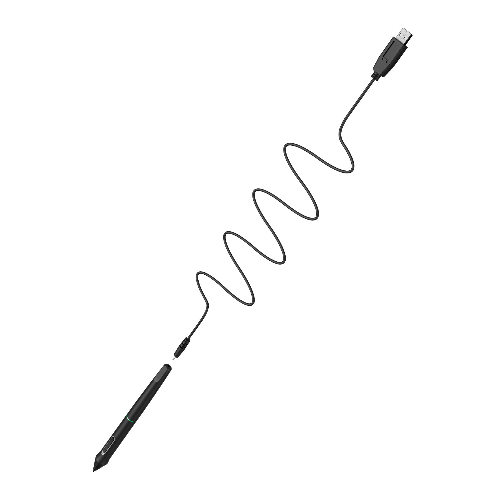 UGEE P55C Battery Stylus Rechargeable Pressure Pen with USB Charging Cable for UGEE UG1910B/ UG2150/ HK1560 Graphics Tablet