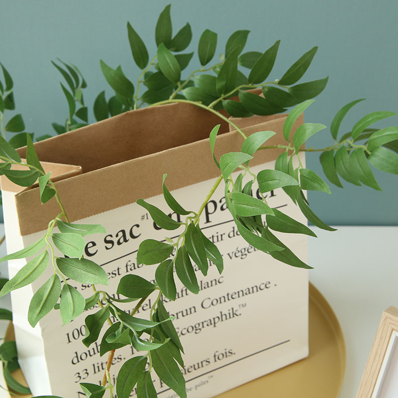 160Cm Plafond Decor Road Layout Rotan Jungle Party Bruiloft Decoratie Greens Kunstmatige Bloemen Wilg Wijnstok Garland Krans