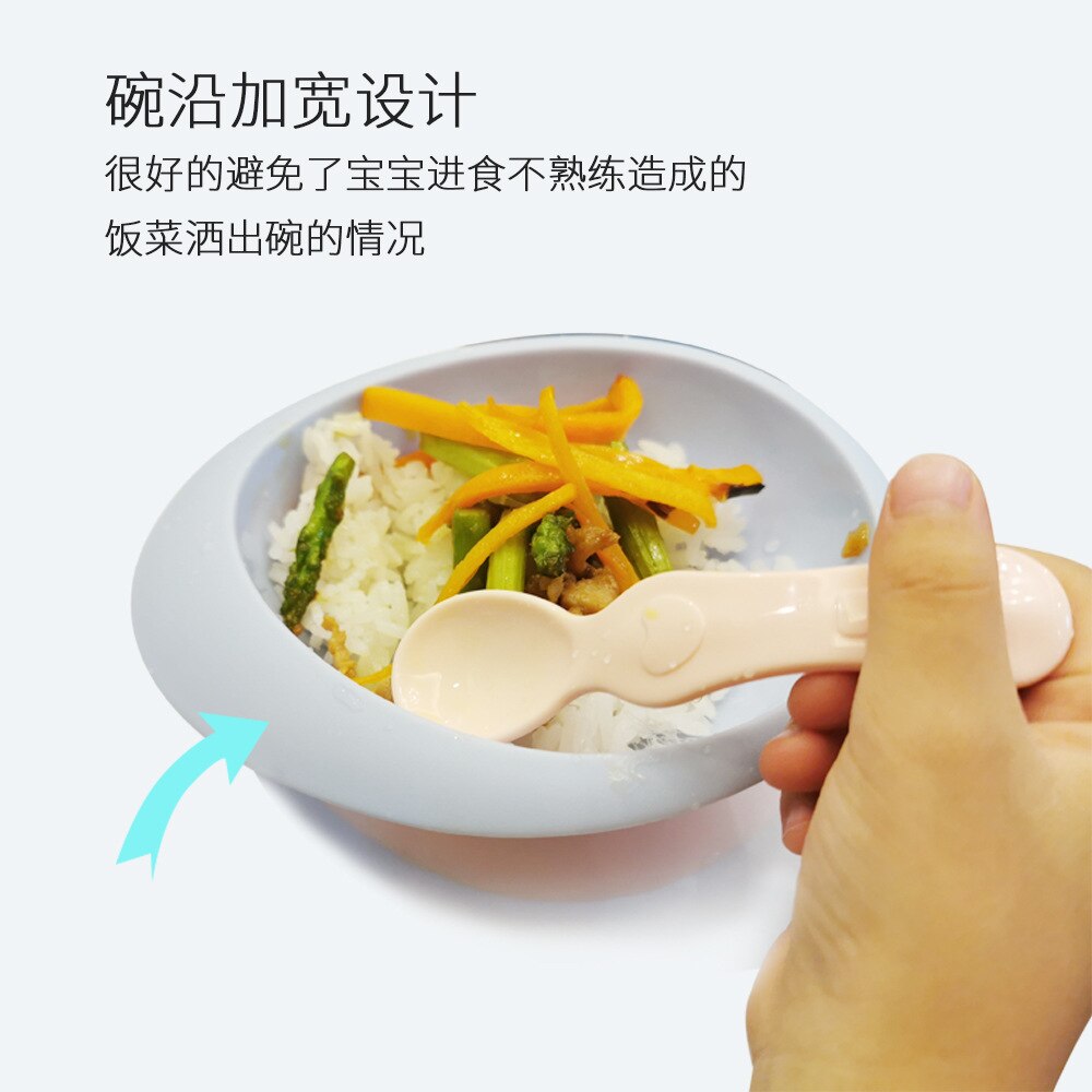 Barneservise skål spedbarn komplementær barn matskål baby måltid mating baby tallerken barn skål tallerkener