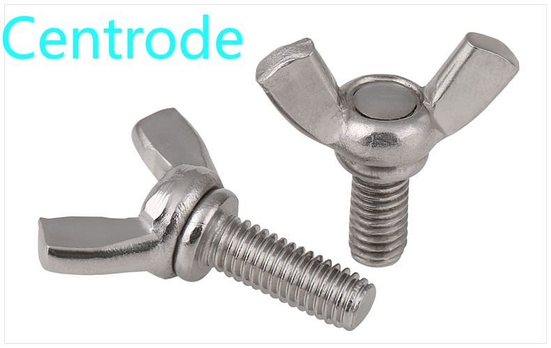M4 M5 M6 M8 316, tornillo de mariposa de acero inoxidable, tornillo de ángulo de mariposa, tornillo de mano Yuanbao, Perno de mariposa 2 uds