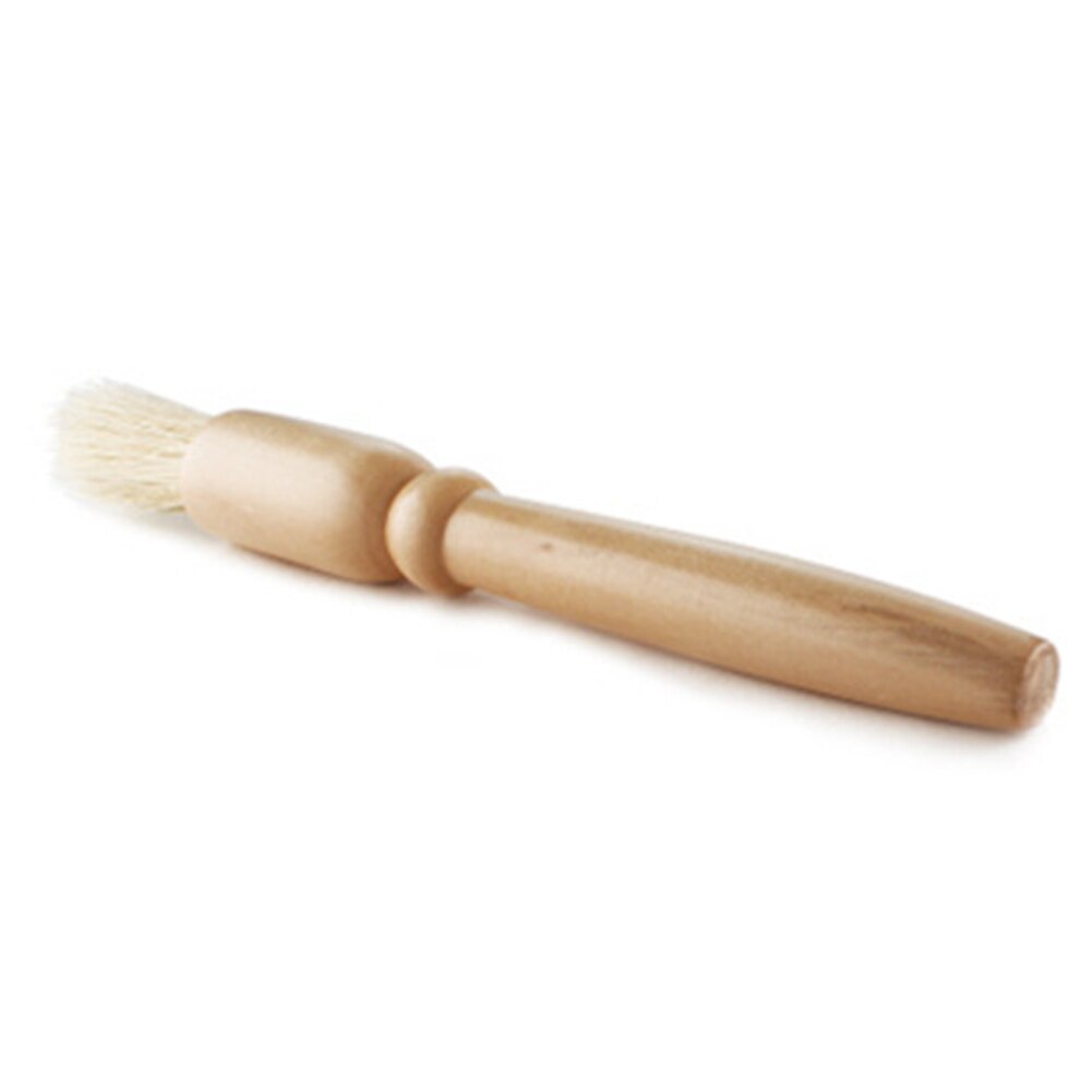 1Pcs Natuurlijke Haren Koffie Borstel Koffiemolen Machine Borstel Houten Handvat Hout Afstoffen Borstel Koffie Clean Tool