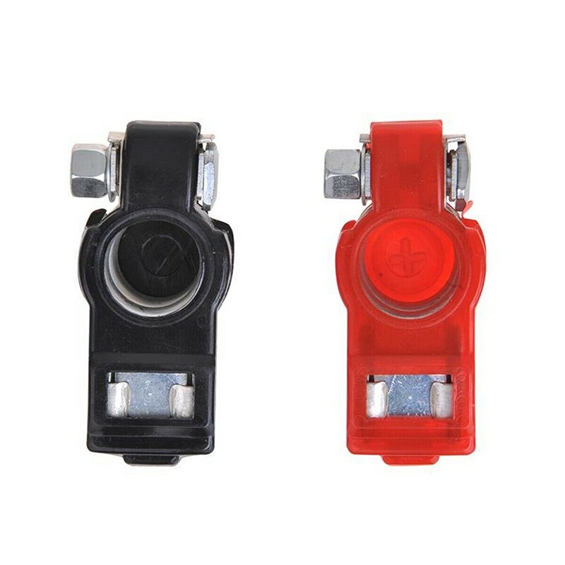 1Pair Car Battery Cable Terminal Clamps Clip Quick Connectors Protector Cleaning Set Positive Pole Clamp Accesories