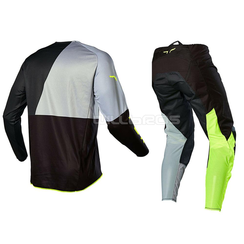 The One Delicate Fox 180 LOVL SE Gear Set Motorbike Motocross Suit Scooter Street Moto Men's Racing Kits