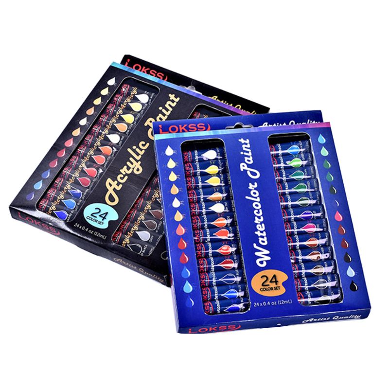 24 Kleur Set Van Art Olieverf In Grote 12Ml Buizen Rijke Levendige Kleuren Voor Studenten G92E